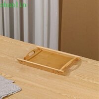 Khay Tre Trà SHANLIN, Khay Thức Ăn Nhanh Hai Tay Cầm Hình Chữ Nhật, Handmade Hấp Dẫn Có Tay Cầm Khay Bảo Quản Bộ Đồ Ăn