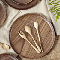 Khay Tròn Gỗ Decor Trang Trí  Chất Liệu Gỗ Beech,Tần Bì Nhập Khẩu Pháp - Kho Đồ Gỗ Hà Nội