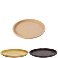 Khay tròn mây 34cm nhựa VIỆT NHẬT 5727 - Mẹt giả mây tre, đựng đồ ăn, bún đậu, trái cây