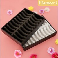 Khay trưng  bày  vòng tay bằng  nhung 20 ô màu đen  trắng