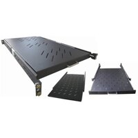 Khay trượt cho tủ rack, mạng D600 màu đen