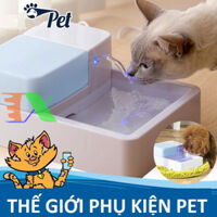 Khay uống nước cao cấp cho Pet (Chó, mèo) PFD-12, có đèn led, phun nước, lọc nước