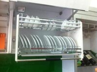 Khay úp bát đĩa tủ bếp, kệ úp bát đĩa inox, khay úp chén bát cho tủ bếp