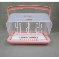 KHAY ÚP Bình Sữa CÓ NẮP Đậy, Khay up cốc úp ly Có quai xách Việt Nhật