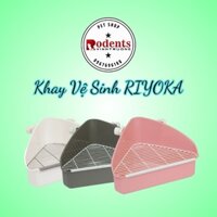 Khay vệ sinh tam giác RIYOKA dành cho Thỏ , Bọ Ú , Chinchila .