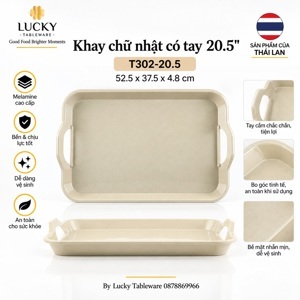 Khay vuông Superware T302-20.5 51 x 37 cm