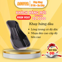 Khay xả nhớt ASOTA cho xe máy , đựng đồ nghề dụng cụ , kiểu form Kitaco nhựa dẻo né chống đứng tiện lợi