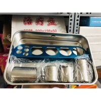 Khay y tế inox 3 ống, 4 ống bền chắc chắn
