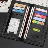 Khe Cắm Đa Thẻ Ví Nam Dài Thanh Niên Thư Mục Vé Nhật Bản Hàn Quốc Ví Nam Mỏng Nam Học Sinh Hợp Thời Trang 3.7
