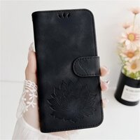 Khe cắm thẻ màu trơn Vỏ điện thoại chống rơi cho OnePlus Nord N10 N20 N30 N100 N200 SE 4G 5G Flip Cover Ví đa chức năng dập nổi Vỏ điện thoại