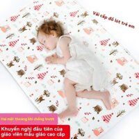 [Khen ngợi Giảm giá miễn phí vận chuyển] Tấm lót thay tã cho mẹ Loại A Tấm lót thay tã cho bé bằng Cotton nguyên chất Tấm lót thay tã cho bé không thấm nước có thể giặt được Kích thước lớn Chống trượt thoáng khí cho bé trai bé gái Sản phẩm sơ sinh Tấm tha