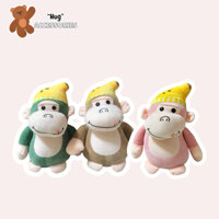 Khỉ Con Đội Chuối-Dáng Đứng-Lông Mềm Mịn - 30cm-50cm - Thú Nhồi Bông - Đồ Chơi - Quà Tặng - Trẻ Em | Hug Accessories