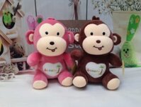 Khỉ Con Nhồi Bông Dáng Ngồi (20cm)