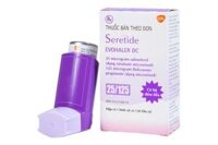 Khí dung Seretide Evohaler DC 25/125 Gsk điều trị hen phế quản, tắc nghẽn phổi mạn tính (120 liều)