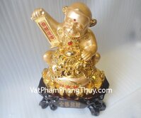 Khỉ hũ tiền vàng K016M