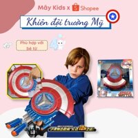 Khiên độ trưởng Mỹ Captain, đồ chơi khiên anh hùng nhập vai cho bé - Mây Kids