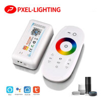 Khiển Led Nháy Theo Nhạc Kết Nối Wifi TUYA 16 Triệu Màu, Điều Khiển Qua APP + Remote RF