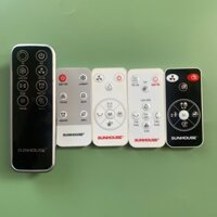 Khiển quạt điều hoà Sunhouse chính hãng, Remote quạt sunhouse các dòng SHD hàng zin theo máy, móc bấm của sunhau