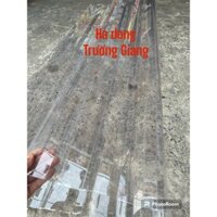 (KHổ 1,05m x Dài 2m x Dày 8zem) Tấm nhựa poly dạng sóng lấy sáng ,lợp mái hiên ,mái nhà đa năng