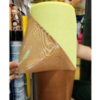 (khổ 1m×1met tới) Vải Teflon chịu nhiệt, chống dính, có keo dầy 0.18mm. Chịu nhiệt đến 260°C