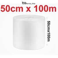 Khổ 50CM x 100M nguyên cuộn Màng xốp hơi,xốp nổ,bong bóng khí gói hàng tiện dụng BARXEYSHOP
