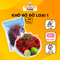 Khô Bò ĐỎ loại 1 - 200gr thơm ngon đậm vị | TIENBEOOFOOD