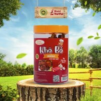 Khô Bò miếng Nutri VuiVui giòn ngon đậm vị đồ ăn vặt vừa ngon vừa rẻ