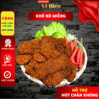 Khô Bò Miếng Tẩm Gia Vị Thịt Khô Ăn Liền Không Chế Biến Thơm Ngon Hủ 250gr