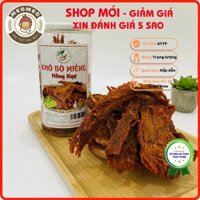 Khô bò miếng, thịt bò khô 300g loại ngon, bò khô miếng chuẩn vị MEOMEO đồ ăn vặt Hà Nội, tốt cho sức khỏe, ít béo