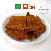 Khô Bò Miếng, Thịt Bò Sấy Khô Truyền Thống Hộp Chuẩn Vị Hộp 300gr. Đồ Ăn Vặt Hà Nội