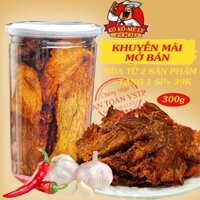 Khô Bò Miếng,300gr , Bò khô miếng loại 1 thơm ngon, Ăn Vặt KÔ KÔ-MÊ LY FOODS. K009