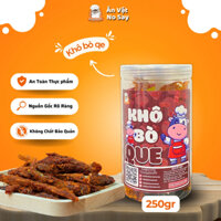 Khô Bò Que Cay Cay Đậm Đà 250g - Ăn Vặt No Say