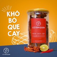 KHÔ BÒ QUE CAY CÓ TÂM QUÁN – ĐẬM VỊ, THƠM NGON, CHUẨN VỊ BÒ TƯƠI 250GR
