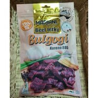 Khô bò Úc vị Bulgogi BBQ Hàn Quốc - Bulgogi Mariani Beef Jerky - gói 350g  (tăng cơ, giảm mỡ/ăn Keto)