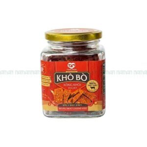 Khô bò xông khói siêu cay Tam Food hộp 100g
