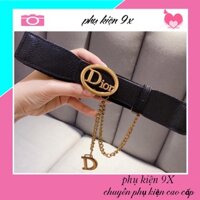 (Kho Buôn) Đai Váy Thắt Lưng Bản 4cm Chất Da Đep Có Dây Xích Sang Chảnh Rẻ