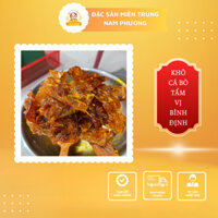 Khô cá bò tẩm gia vị đậm đà vị vừa ăn thơm ngon đặc sản Bình Định đạt tiêu chuẩn OCOP