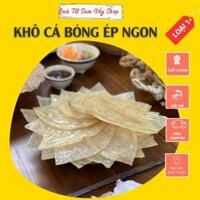Khô cá Bống ép hình lá trầu Loại Ngon, thịt nướng lên dai ngọt, thơm ngon