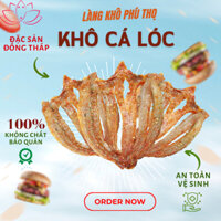 Khô Cá Lóc 3 nắng, size lớn 5-6 con/kg, vị vừa ăn, thơm ngon, quà tặng, đặc sản Làng khô Phú Thọ Đồng Tháp