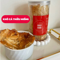 KHÔ CÁ THIỀU MIẾNG hộp 250g tẩm gia vị DALU FOOD - Cá Khô - Đồ Ăn Vặt