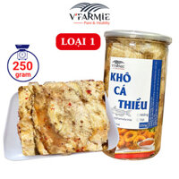 Khô cá thiều miếng loại 1 tẩm gia vị hũ 250g thơm ngon