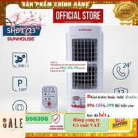 Kho [CHÍNH HÃNG] Quạt hơi nước Sunhouse SHD7723 100W 30L , quạt điều hoà hơi nước làm mát phòng tới 30m