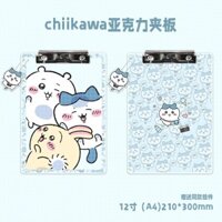 [Kho có sẵn] [Bộ sưu tập người 5874] Mặt dây chuyền Chiikawa Chiikawa Usaqi Acrylic Nẹp Phim hoạt hình Bảng nền viết giá trị cao dễ thương A4 Ngoại vi trường học Quà tặng trao đổi