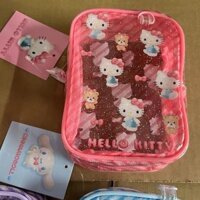 [Kho có sẵn] Sanrio Túi đựng mỹ phẩm chống nước bằng nhựa pvc dễ thương Kuromi Melody Cinnamon Dog Pa Hộp lưu trữ Hello Kitty Thiết bị ngoại vi trường học Quà tặng trao đổi