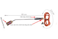 KHÒ DÂY VIỆT NAM ĐẦU LOA 60CM DÂY DÀI 2.5M