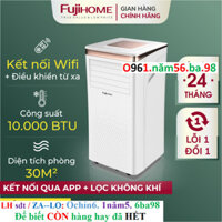 Kho Điều hòa đứng di động 10.000BTU Nhật Bản Nhập Khẩu FUJIHOME, máy lạnh di động 1 cục mini portable air conditioner