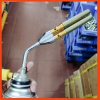 khò ga đồng 2 nòng, khò ga cao cấp sử dụng bình gas mini (không gồm binh gas)