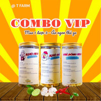 Khô gà - Khô heo - Chà bông heo thượng hạng [COMBO VIP] T FARM