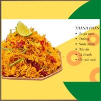 Khô Gà Lá Chanh 500gr, Khô Gà mềm thơm, ngon, đậm vị - NATI Shop Đồ ăn vặt HCM