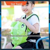 KHO HCM - Cặp balo đi học cho bé mẫu giao nam nữ hình khủng long Uniswap - Balo khủng long vải